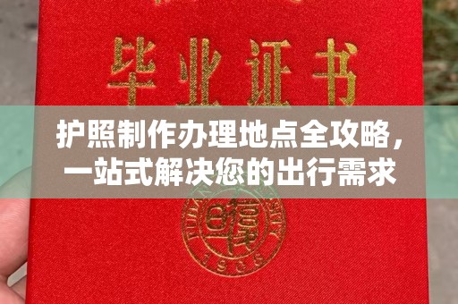 莞城护照制作办理地点全攻略，一站式解决您的出行需求