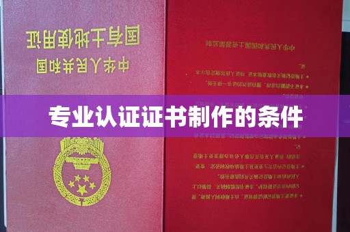 莞城专业认证证书制作的条件