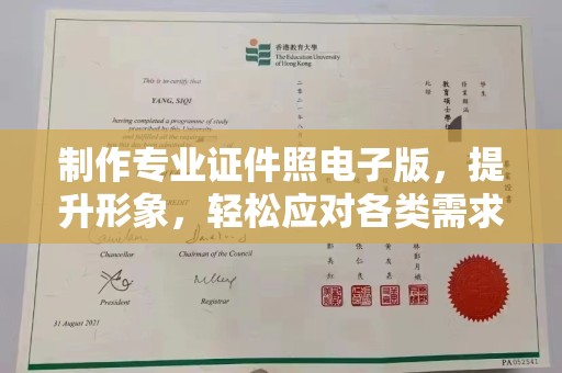 莞城制作专业证件照电子版，提升形象，轻松应对各类需求