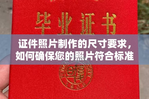 莞城证件照片制作的尺寸要求，如何确保您的照片符合标准？