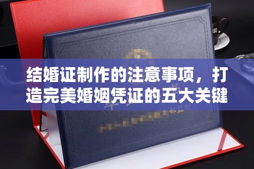 莞城结婚证制作的注意事项，打造完美婚姻凭证的五大关键点