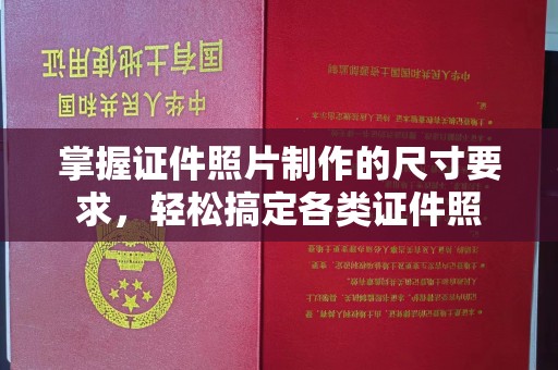 莞城掌握证件照片制作的尺寸要求，轻松搞定各类证件照