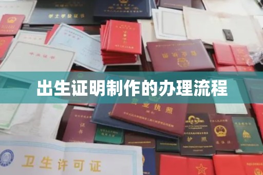 莞城出生证明制作的办理流程